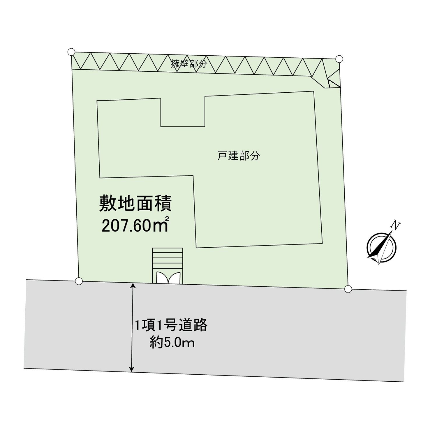 小田急多摩線「柿生」条件なし土地の画像