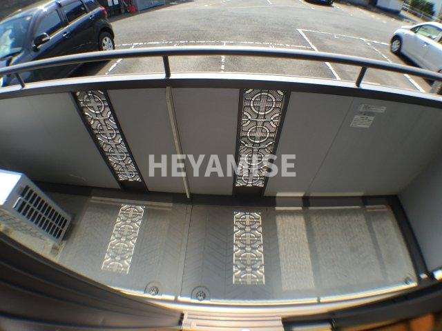 フローラ中里のバルコニー