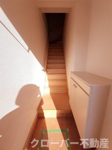 サン・フィールド　ⅡＡの玄関