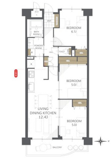【間取り】朝日プラザ宇治 