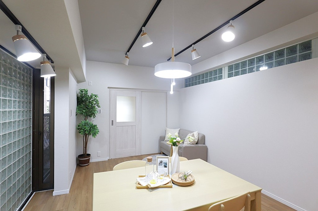 【居間・リビング】 | グランドメゾン住吉大社 | 【LDK：約12.8帖】