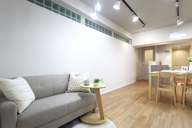 【居間・リビング】 | グランドメゾン住吉大社 | 【LDK：約12.8帖】