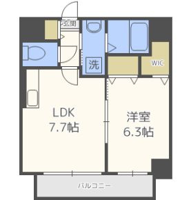 【間取り】 | エグゼ難波南Ⅱ | エグゼ難波南Ⅱ　間取り