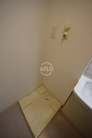 アスヴェルタワー大阪城WESTの洗面所|アスヴェルタワー大阪城WEST　洗濯機置き場