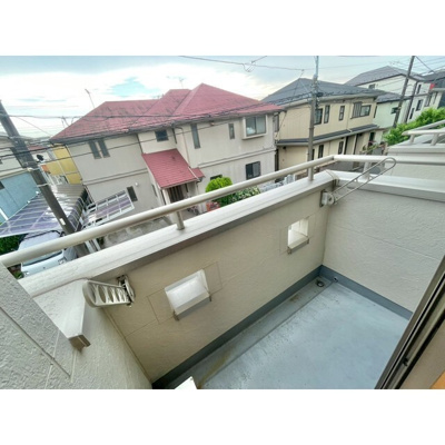 【バルコニー】 | White Wing | 物干しスペース付きのベランダ