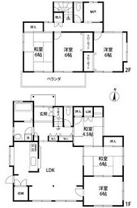 尾張旭戸建ての間取り