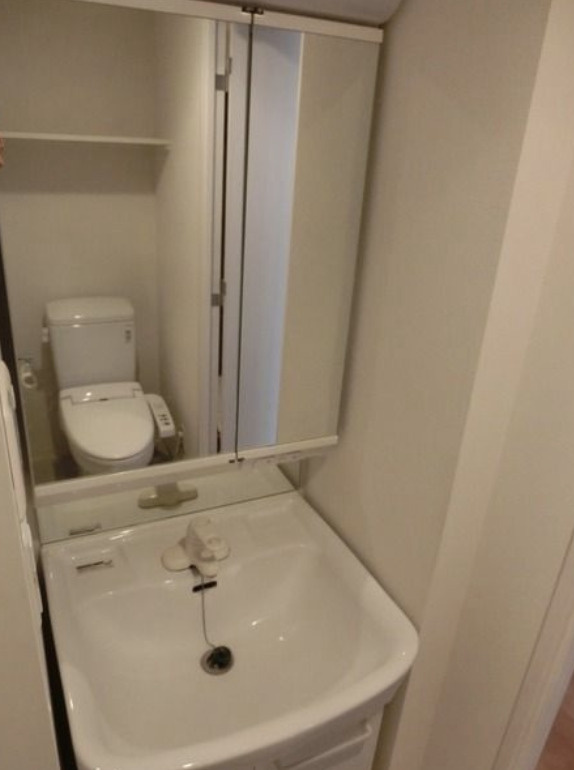 パークキューブ四谷三丁目の洗面所