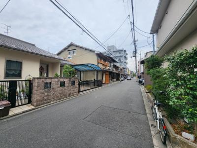 ハイツ竹上の地図|前面道路