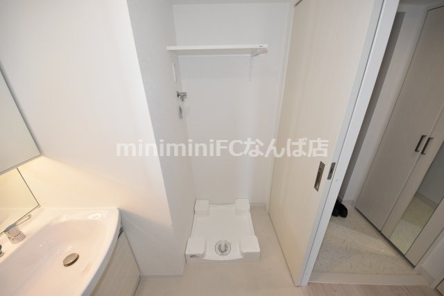 ｇｍ難波ウエストＤ.Ｃ.の設備|洗濯機置き場です！　サイズは現地で確認要