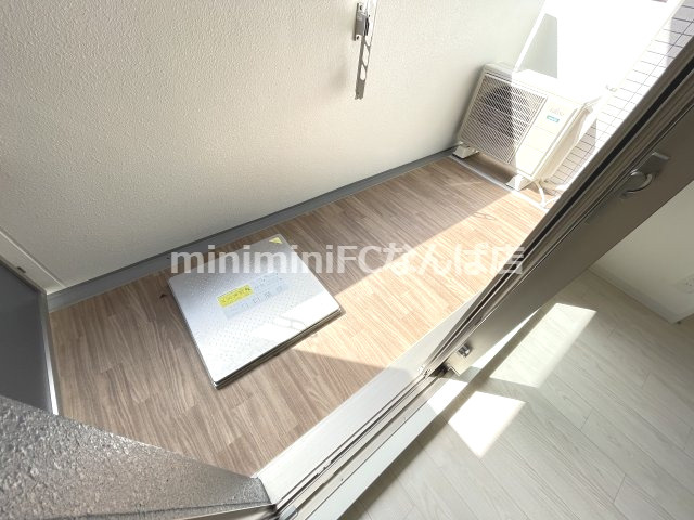 ｇｍ難波ウエストＤ.Ｃ.のバルコニー|バルコニーも広いです！