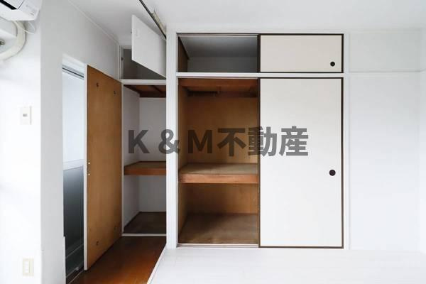 ビレッジハウス栗ヶ沢６号棟の収納|収納のためのスペースです