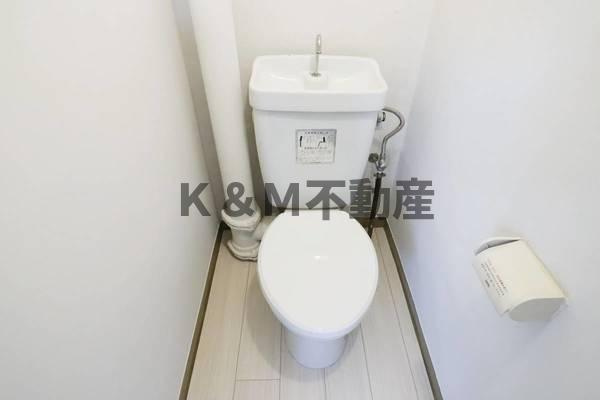 ビレッジハウス栗ヶ沢６号棟のトイレ|シンプルで使いやすいトイレです