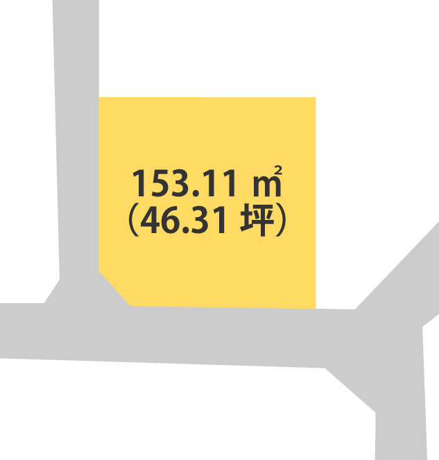 岩出市溝川・土地・56955の区画図