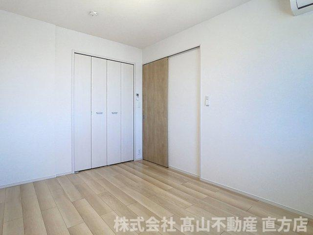 直方市大字知古のアパートの寝室