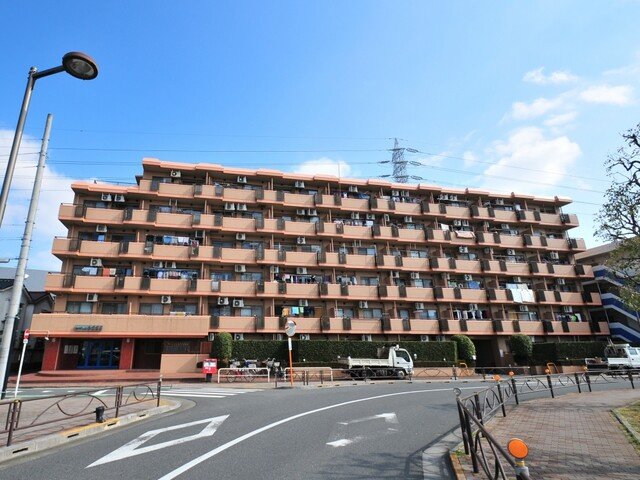 セザールお花茶屋の外観|新耐震基準適合大規模マンション、セザールお花茶屋は即日現地案内可能となっておりますので、お気軽にお問い合わせください！
