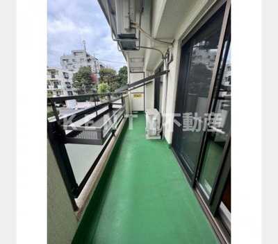 【バルコニー】 | 東急ドエルアルス久が原Ａ棟 | 暖かな日差しのふりそそぐバルコニー