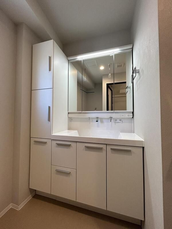 ＬｉｖｅＦｌａｔ新中野の独立洗面台