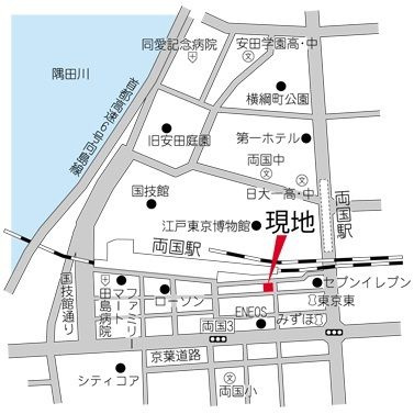 レジデンス両国駅前の地図