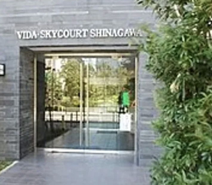 ヴィーダ・スカイコート品川のエントランス