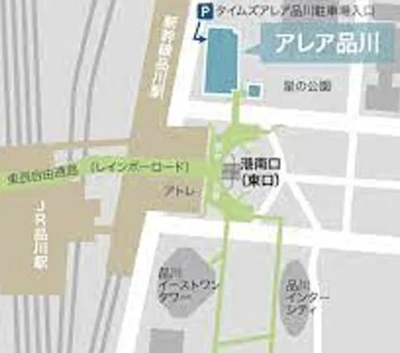 ヴィーダ・スカイコート品川の地図