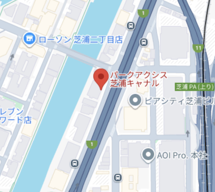 港区海岸３丁目の賃貸マンションの地図