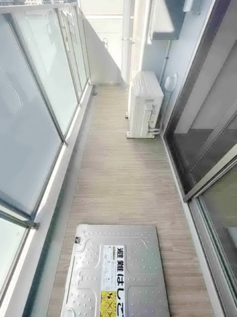 港区海岸３丁目の賃貸マンションのバルコニー