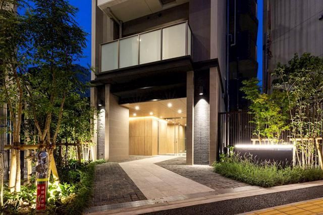 クレヴィアリグゼ北品川Ⅱステーションコートのエントランス