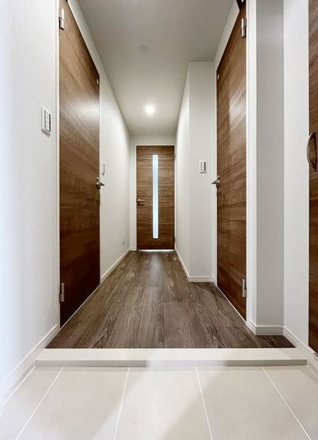 アルファコート曳舟の玄関