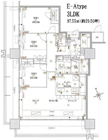 MJR熊本ゲートタワーの間取り
