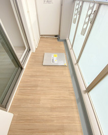 セレニテ福島アリアのバルコニー