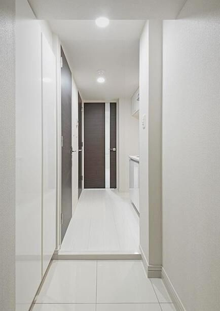 プレミアムキューブ品川戸越の玄関