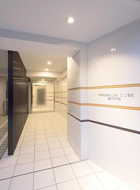 プレミアムキューブ品川戸越のロビー