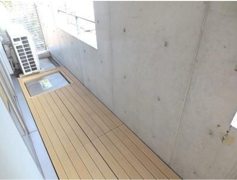 カーザエルミタッジオのバルコニー