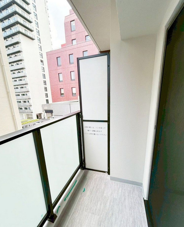 ジオエント白金台のバルコニー