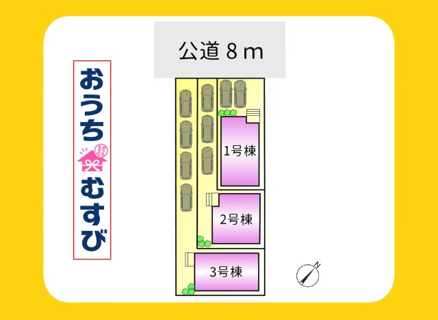 春日井市妙慶町第1(全2棟)の区画図