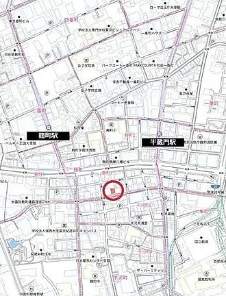 ＬａＳａｎｔｅ麹町の地図