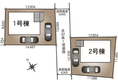 【区画図】 | Cradle garden鴻巣市箕田第9　新築住宅