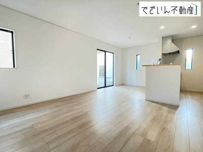 【居間・リビング】 | Cradle garden鴻巣市箕田第9　新築住宅 | ≪1号棟≫
現地(2026年4月撮影)