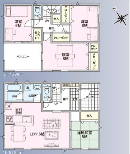 【間取り】 | Cradle garden鴻巣市箕田第9　新築住宅 | ≪1号棟≫