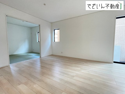 【居間・リビング】 | Cradle garden鴻巣市箕田第9　新築住宅 | ≪1号棟≫
現地(2026年4月撮影)