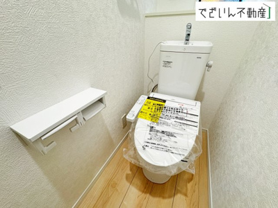 【トイレ】 | Cradle garden鴻巣市箕田第9　新築住宅 | ≪2号棟≫
現地(2026年3月撮影)