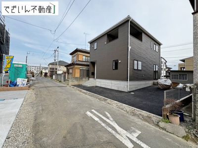 【前面道路含む現地写真】 | Cradle garden鴻巣市箕田第9　新築住宅 | ≪2号棟≫
現地(2026年3月撮影)