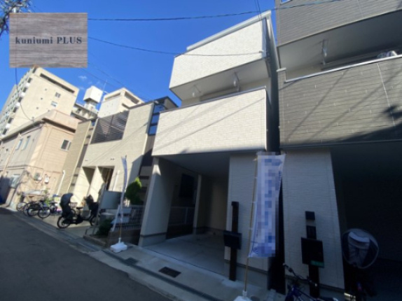 大阪市東成区大今里南2丁目の前面道路含む現地写真