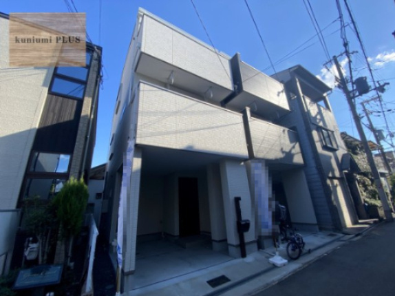 大阪市東成区大今里南2丁目の前面道路含む現地写真