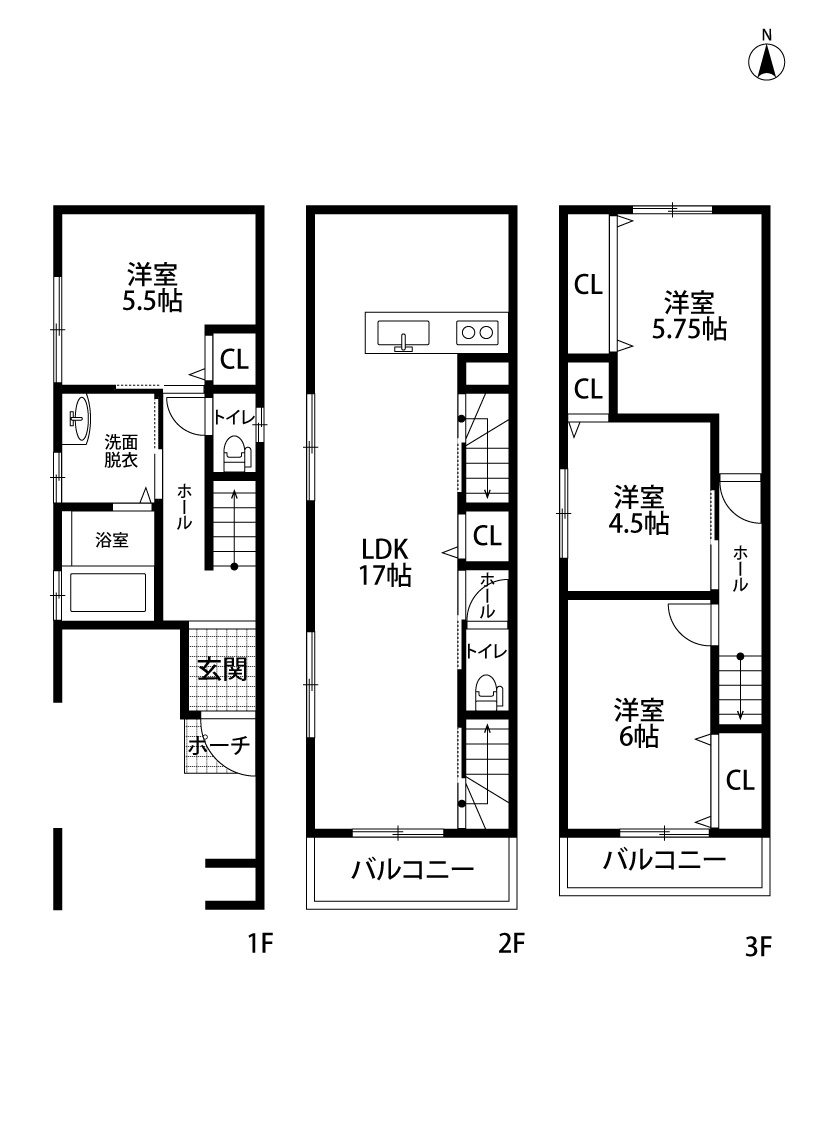 大阪市東成区大今里南2丁目の間取り