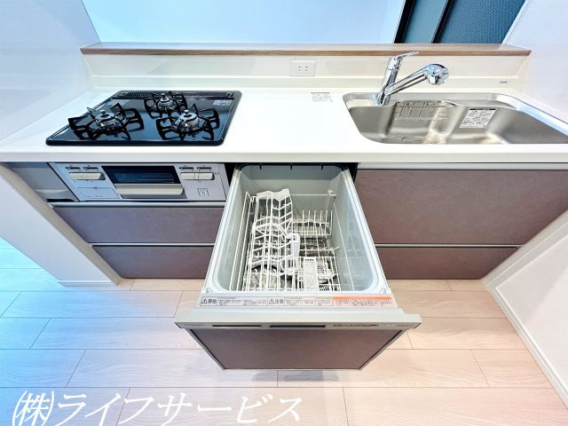 【キッチン】 | ライオンズマンション新大阪第３ | システムキッチン／食器洗浄乾燥機付！