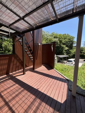 商談中　大室高原中古建て住宅のその他|ウッドデッキ
