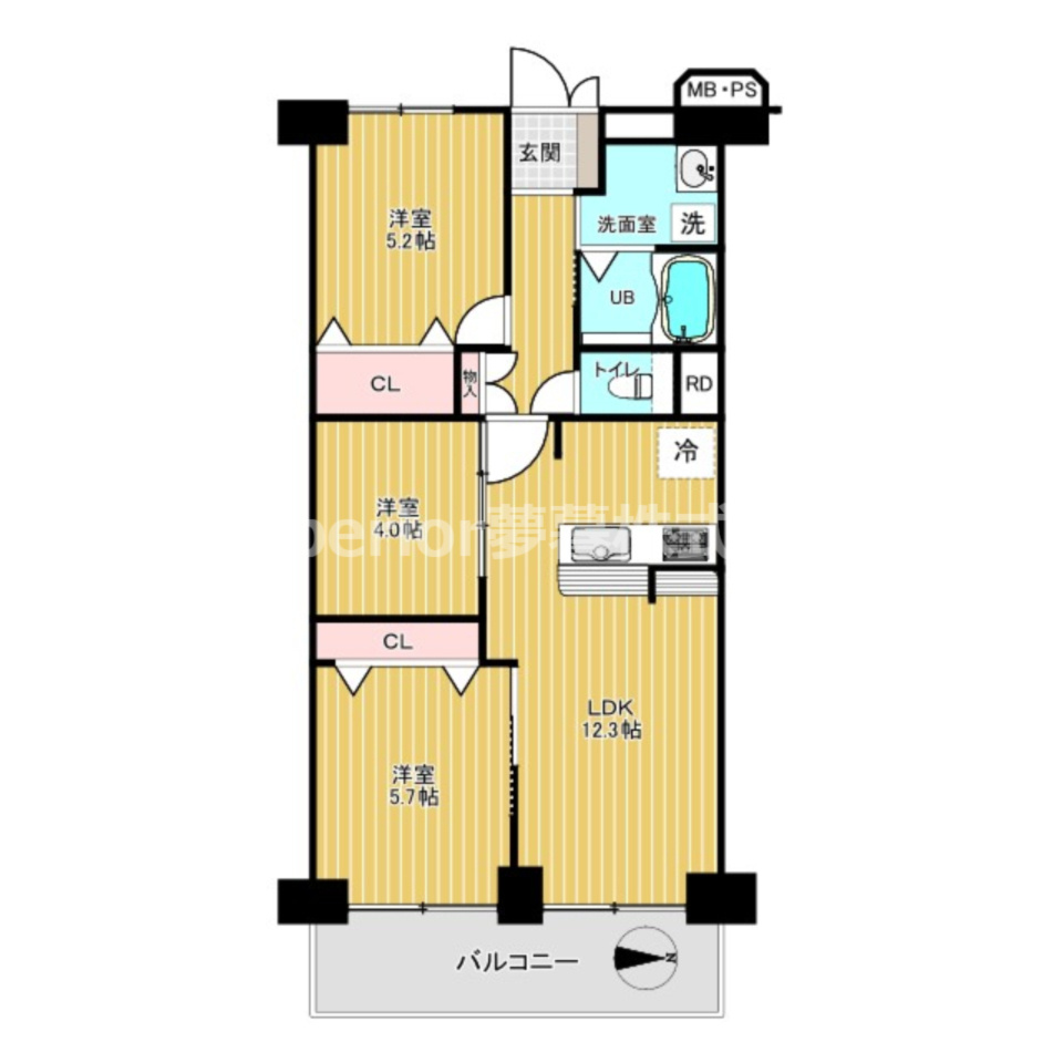 【中古マンション】ルネ大津1号棟