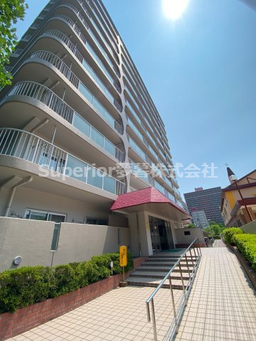 【中古マンション】ルネ大津1号棟の外観|おしゃれな外観です