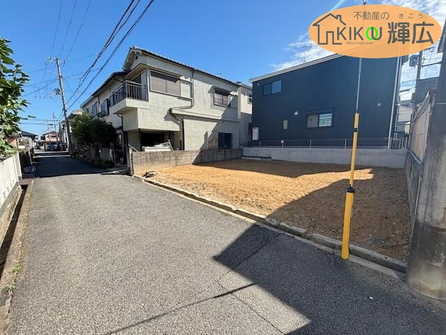明石市魚住町清水　土地の前面道路含む現地写真